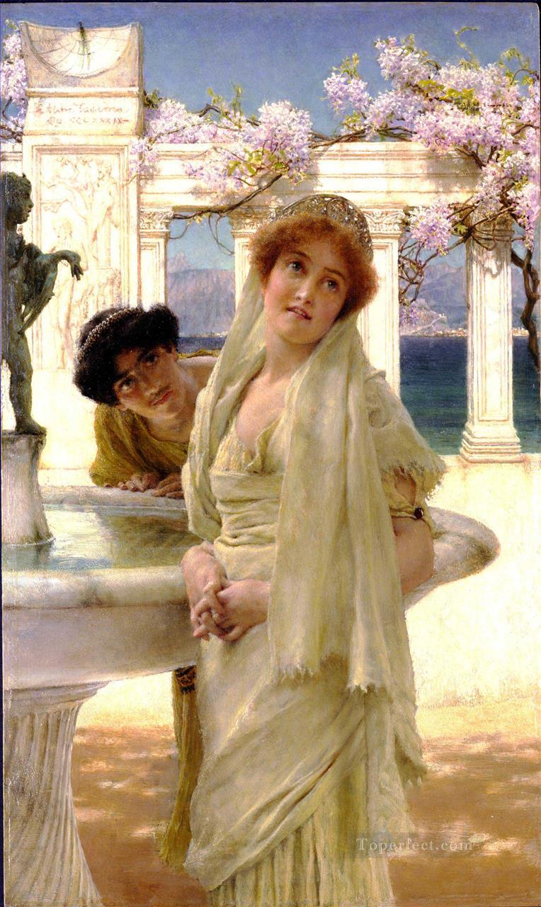 A Difference of Opinion Romantic Sir Lawrence Alma Tadema Oil Paintings